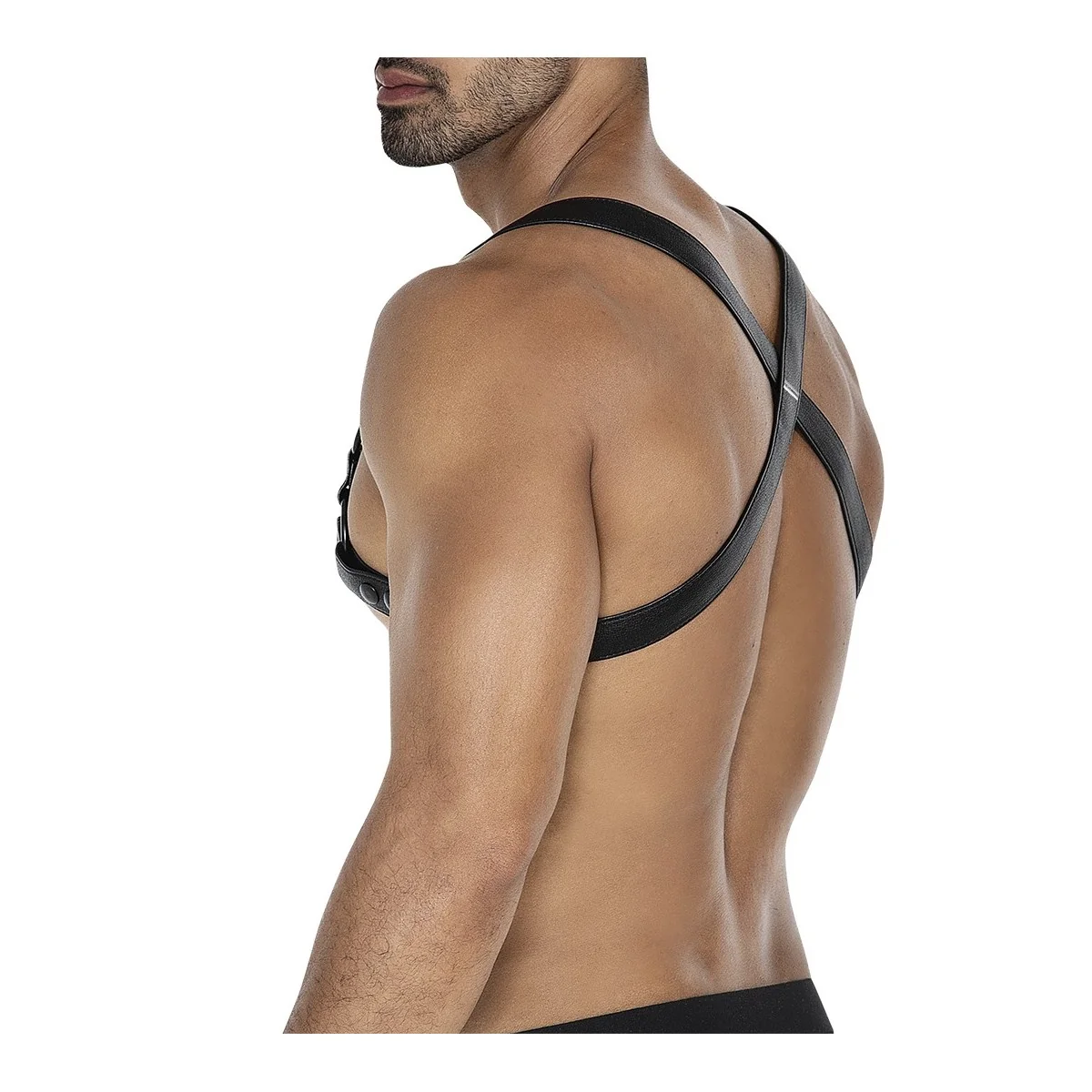 Schwarzer Brust-Harness 06 von Cut4Men kaufen | Fesselliebe