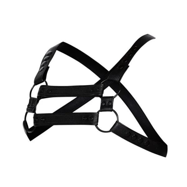Schwarzer Brust-Harness 06 von Cut4Men kaufen | Fesselliebe