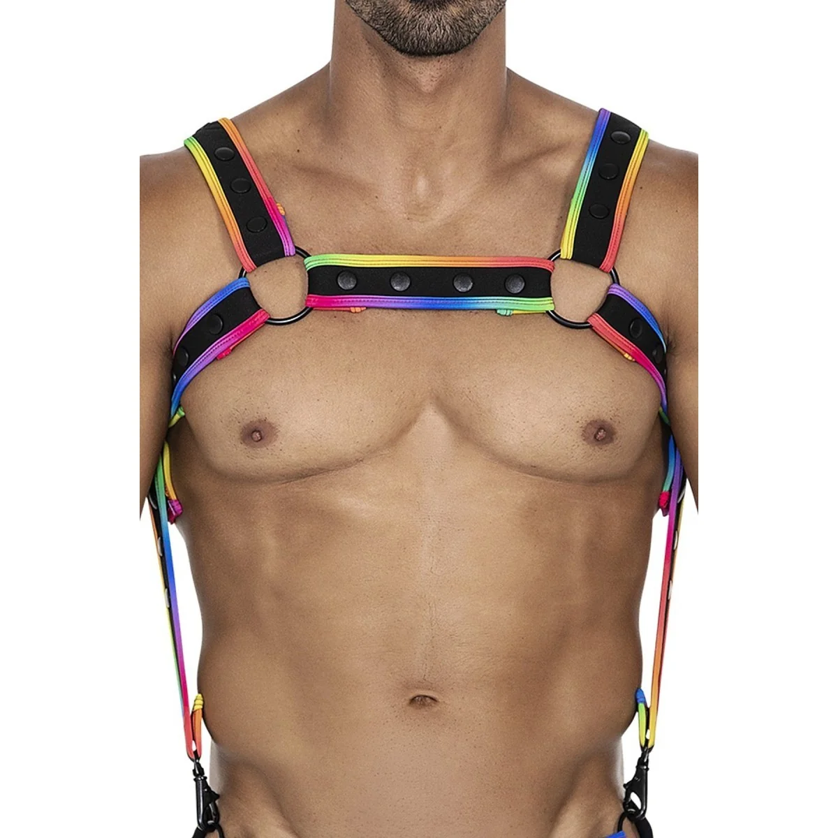 Mehrfarbiger Brust-Harness 05 von Cut4Men kaufen | Fesselliebe
