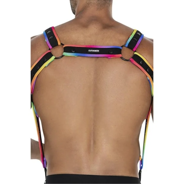 Mehrfarbiger Brust-Harness 05 von Cut4Men kaufen | Fesselliebe