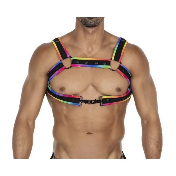 Mehrfarbiger Brust-Harness 05 von Cut4Men kaufen | Fesselliebe