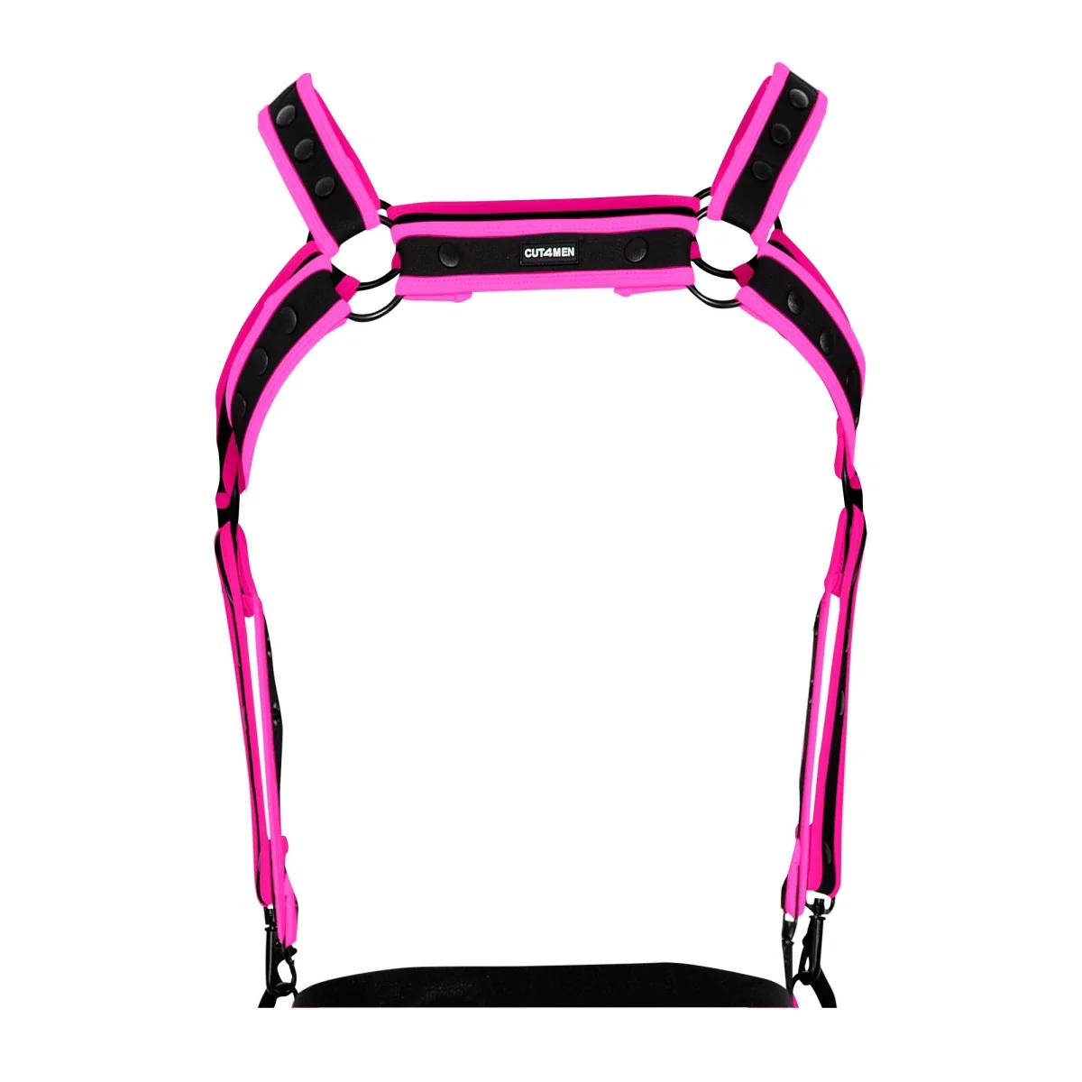 Schwarz/pinker Brust-Harness 05 von Cut4Men kaufen | Fesselliebe