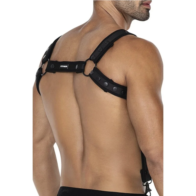 Schwarzer Brust-Harness 05 von Cut4Men kaufen | Fesselliebe 2