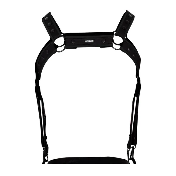 Schwarzer Brust-Harness 05 von Cut4Men kaufen | Fesselliebe