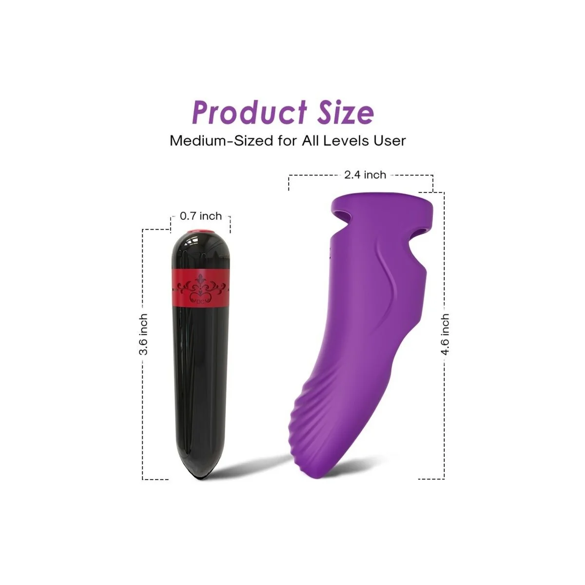 Aurora Vibrator Finger Lila von Armony Vibrators kaufen | Fesselliebe