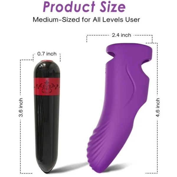 Aurora Vibrator Finger Lila von Armony Vibrators kaufen | Fesselliebe