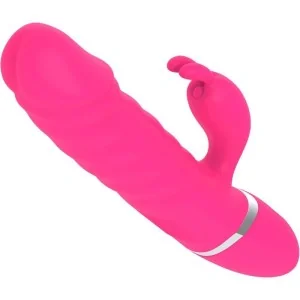 Böser Fuchsia-Kaninchen-Vibrator-Dildo von Armony Vibrators kaufen | Fesselliebe