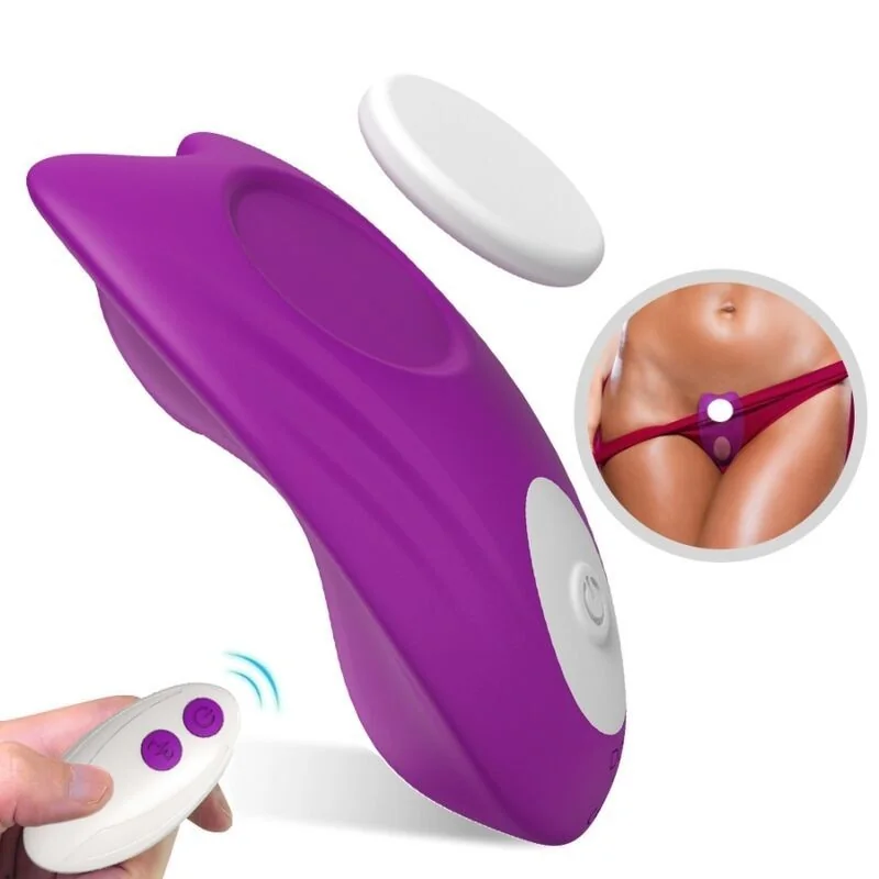 Butterfly Tragbares Höschen Vibrator mit Fernbedienung Lila von Armony Wearables kaufen | Fesselliebe