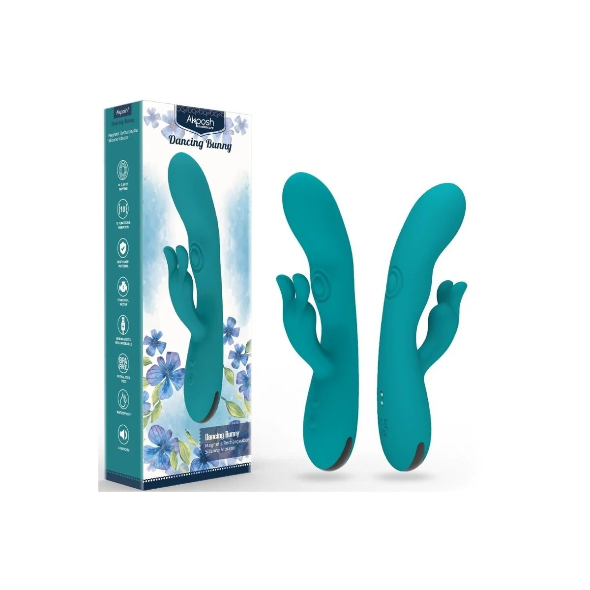 Dancing Bunny Vibrator Rabbit 10 Geschwindigkeiten Grün von Armony Vibrators kaufen | Fesselliebe