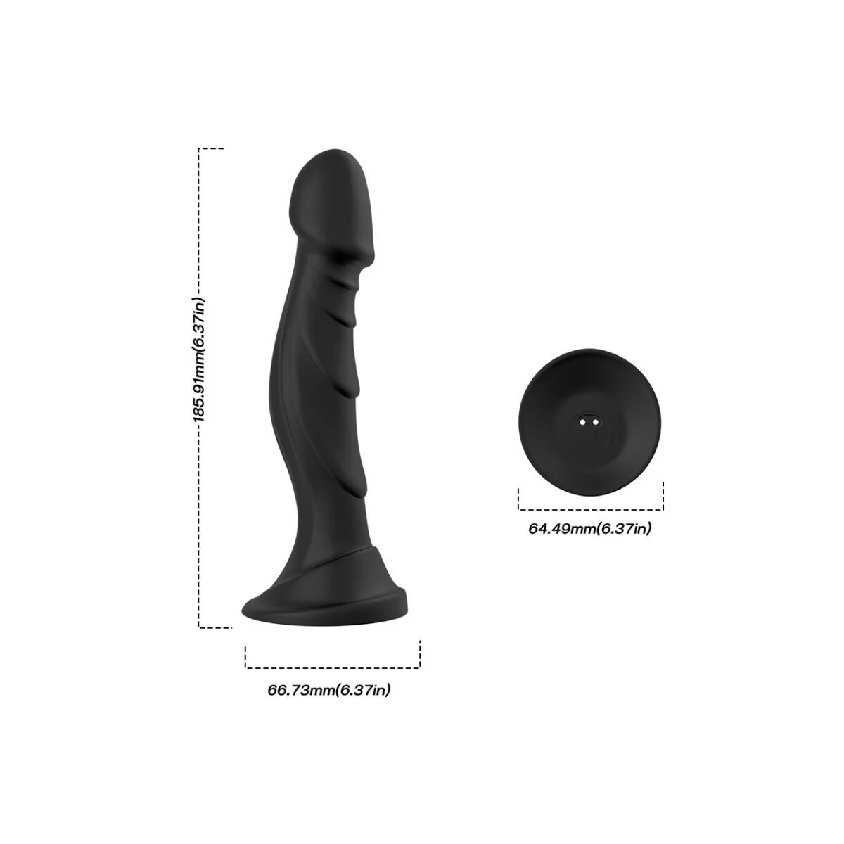 Dildo Vibrator & Anal Plug mit Fernbedienung Schwarz von Armony Anal kaufen | Fesselliebe
