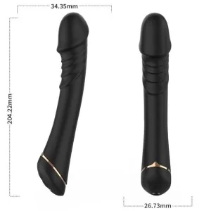Dildo Vibrator Silikon Schwarz von Armony Vibrators kaufen | Fesselliebe