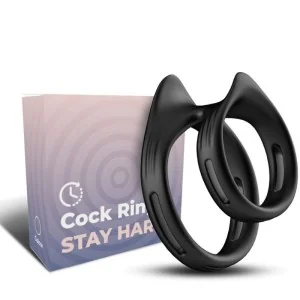 Dualring Doppelter Elastischer Ring Schwarz von Armony For Him kaufen | Fesselliebe