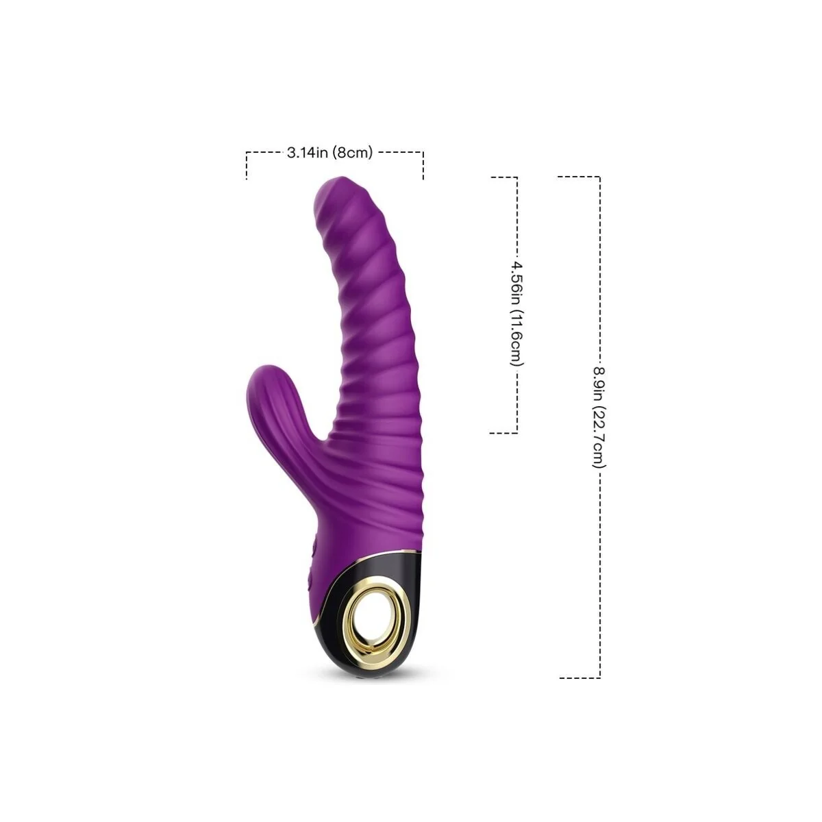 Eternity Vibrator Silikon Lila von Armony Vibrators kaufen | Fesselliebe