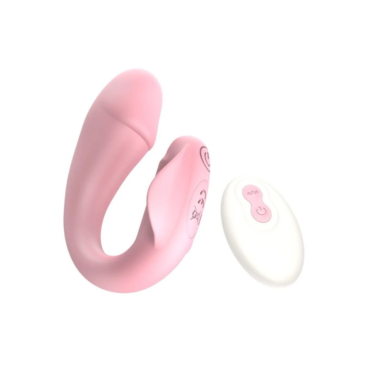 Freshfun Cici Stap-On Vibrator mit Fernbedienung und App 10 Vibrationen Rosa von Armony Vibrators kaufen | Fesselliebe