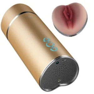 Goldener Vagina-Vibrator-Masturbator von Armony For Him kaufen | Fesselliebe