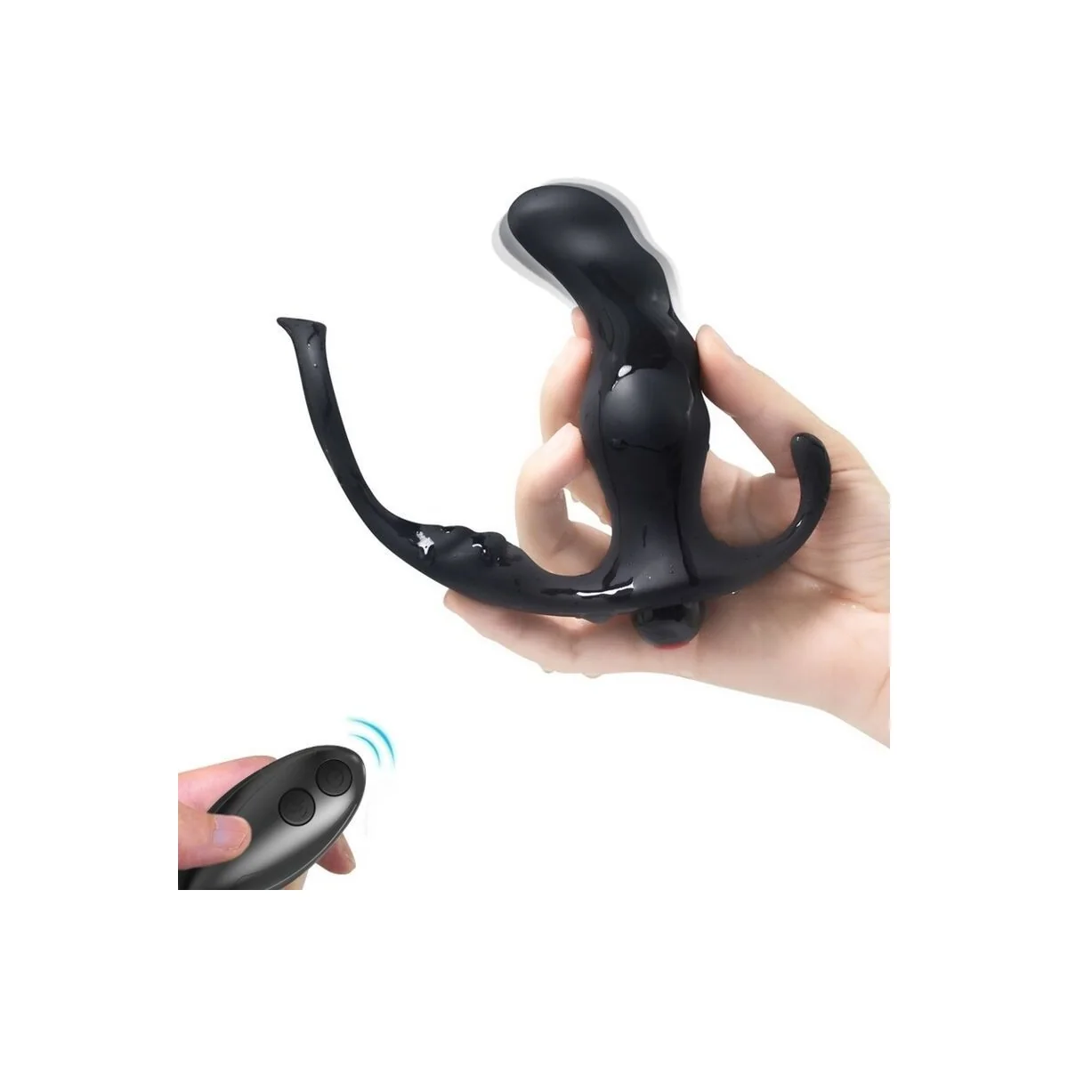 Knight Vibrator Anal Prostata & Ring mit Fernbedienung Schwarz von Armony Anal kaufen | Fesselliebe