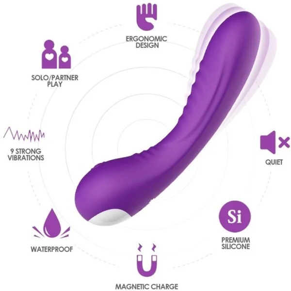 Legend Vibrator Silikon Lila von Armony Vibrators kaufen | Fesselliebe
