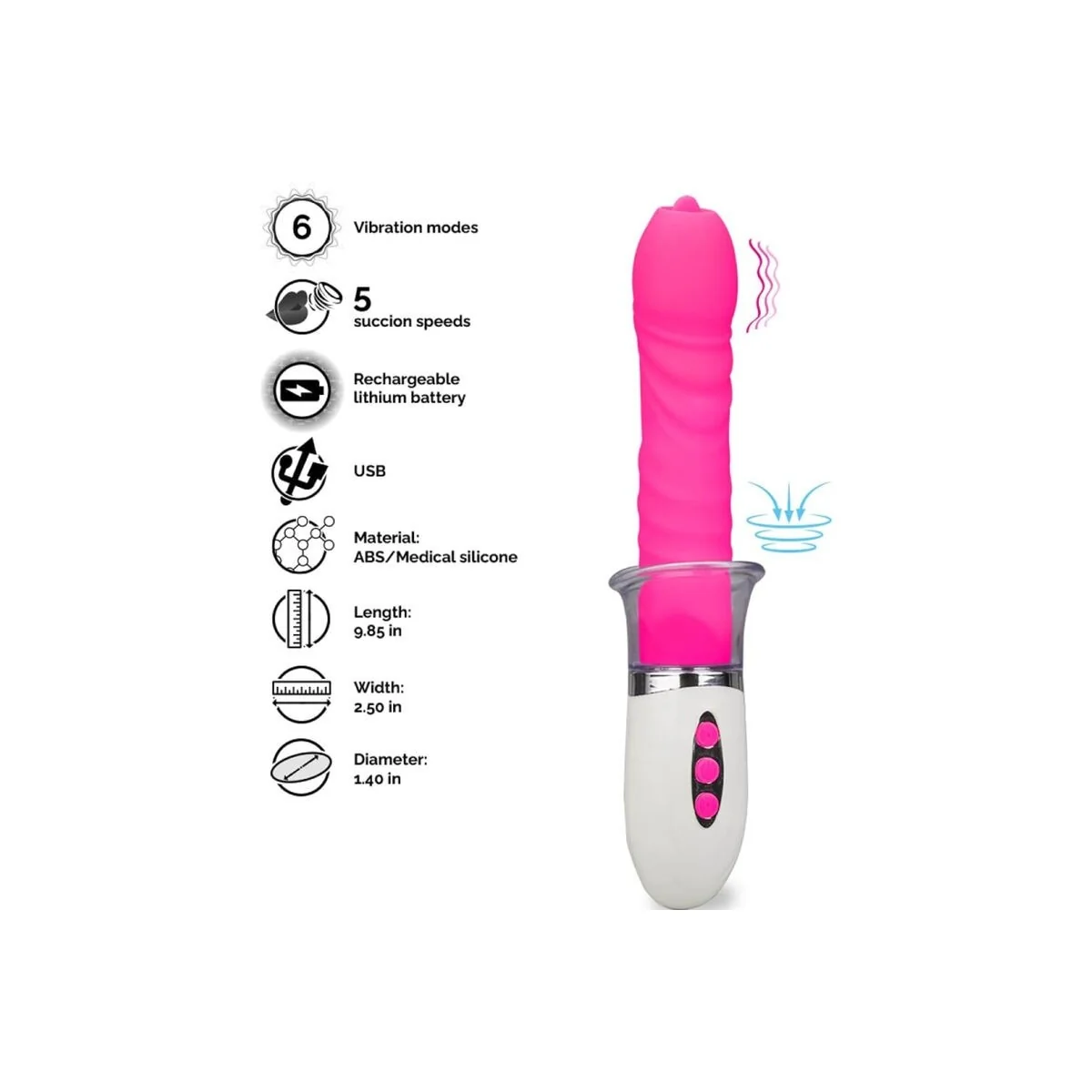Liberty Vibrator & Stiefen mit der Zunge von Armony Vibrators kaufen | Fesselliebe
