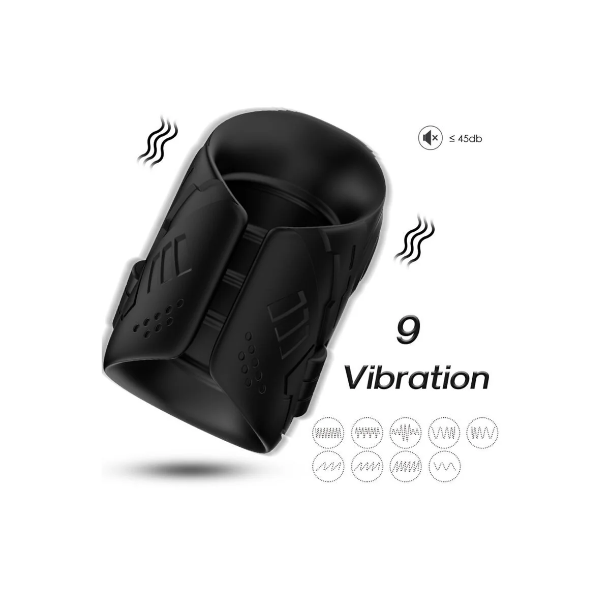 Masturbator & Vibrator Schwarz von Armony For Him kaufen | Fesselliebe