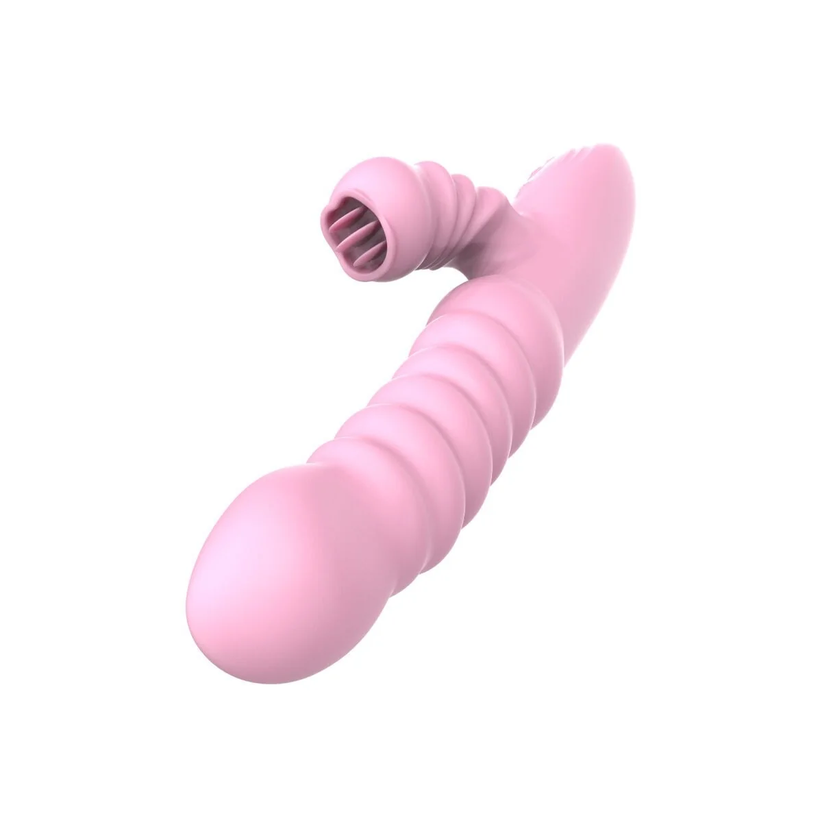 Multifunktionsvibrator mit Stimulierender Zunge, Wärmeeffekt, Rosa von Armony Vibrators kaufen | Fesselliebe