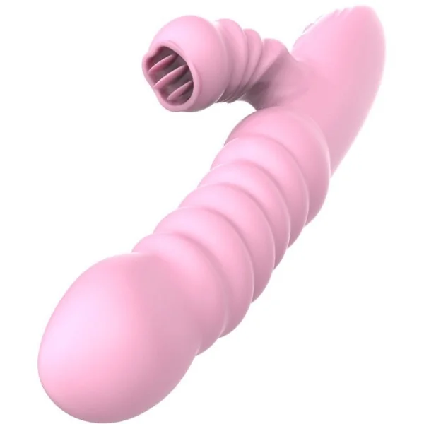 Multifunktionsvibrator mit Stimulierender Zunge, Wärmeeffekt, Rosa von Armony Vibrators kaufen | Fesselliebe