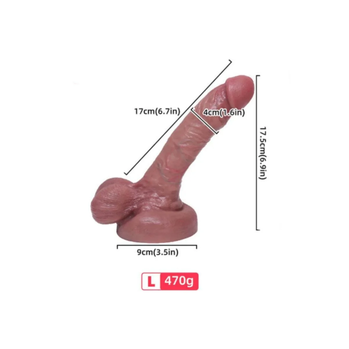 Realistischer Flüssigsilikondildo 17 cm von Armony Dildos kaufen | Fesselliebe