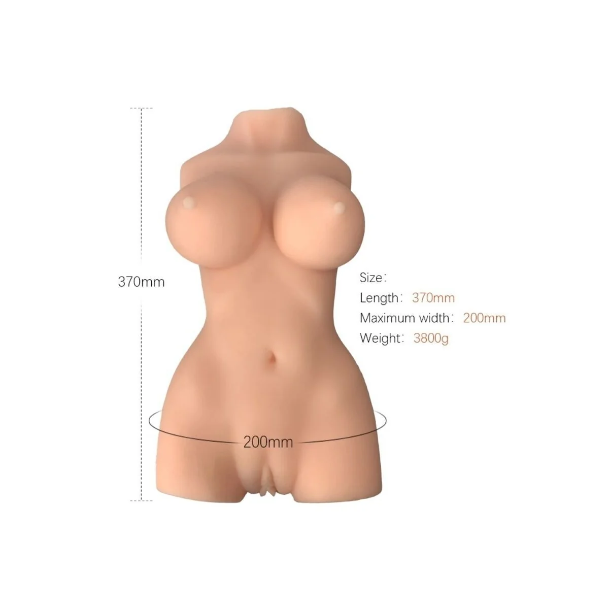 Realistisches Weibliches Torsomodell 7 von Armony For Him kaufen | Fesselliebe