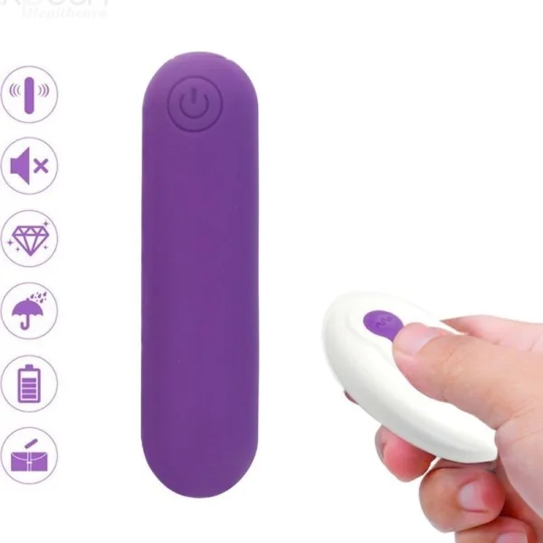 Splash Joline Vibrator Bullet Silikon mit Fernbedienung 10 Vibrationen 6.5 X 1.5 cm Lila von Armony Stimulators kaufen | Fesselliebe