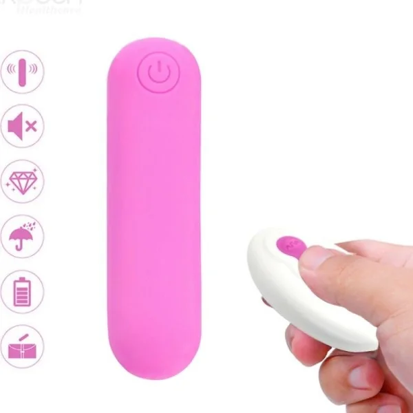 Splash Joline Vibrator Bullet Silikon mit Fernbedienung 10 Vibrationen 65 X 15 cm Rosa von Armony Stimulators kaufen | Fesselliebe