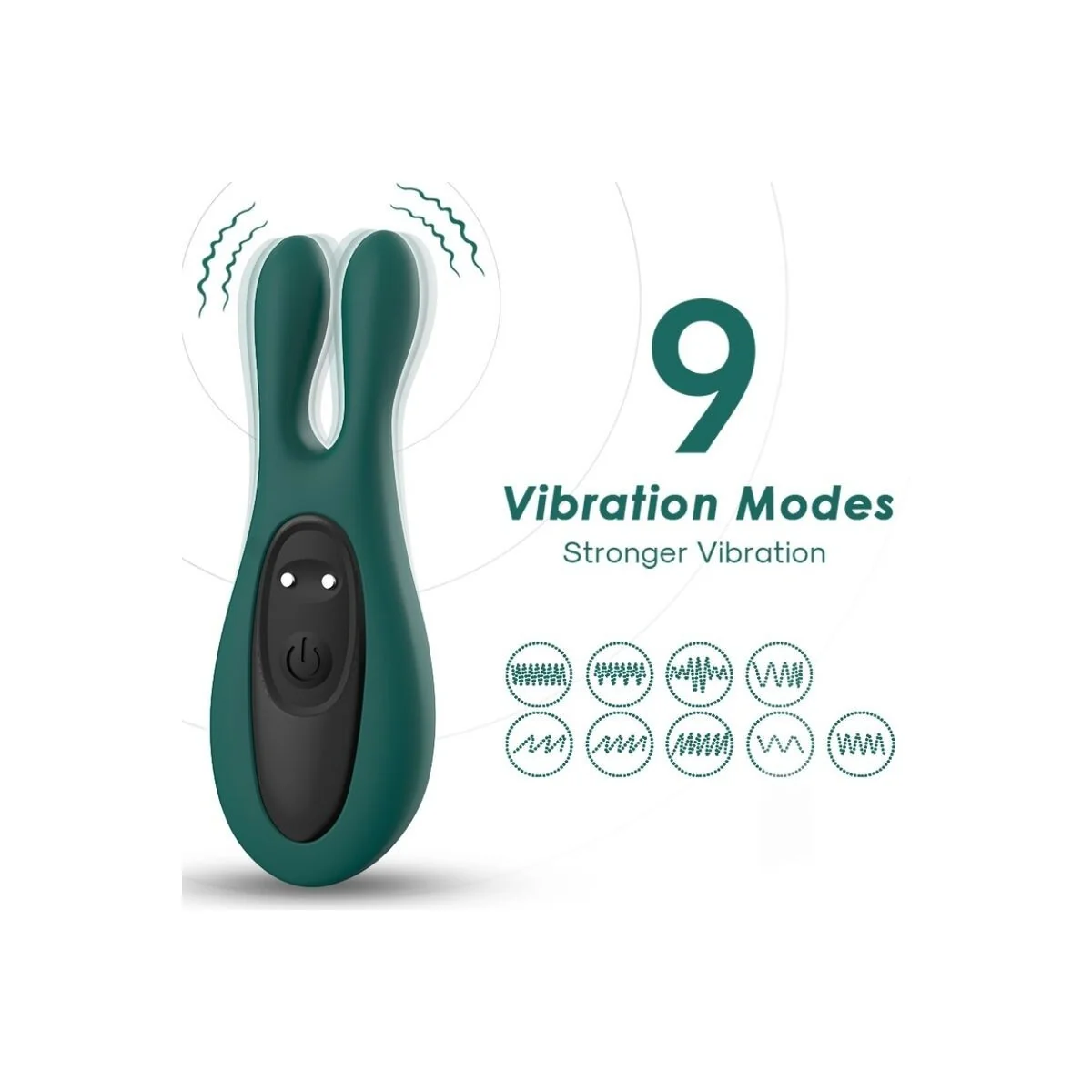 Stimulator & Vibrator Kaninchen Grün von Armony Stimulators kaufen | Fesselliebe