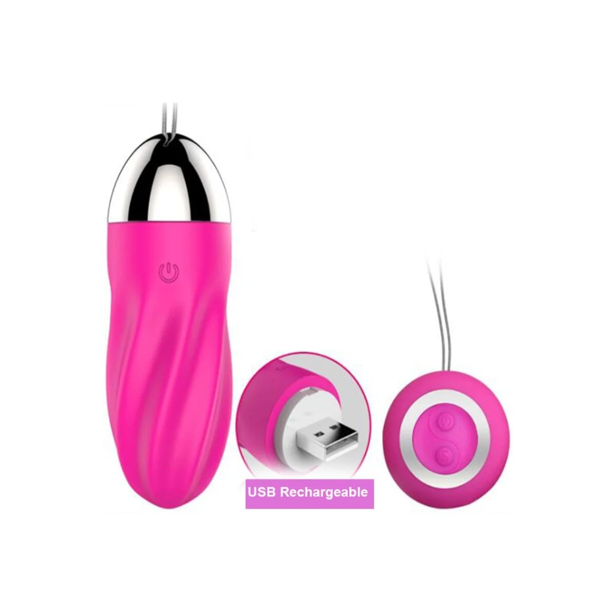 Sweety Spiral Vibrierendes Ei mit Fernbedienung Rosa von Armony Stimulators kaufen | Fesselliebe