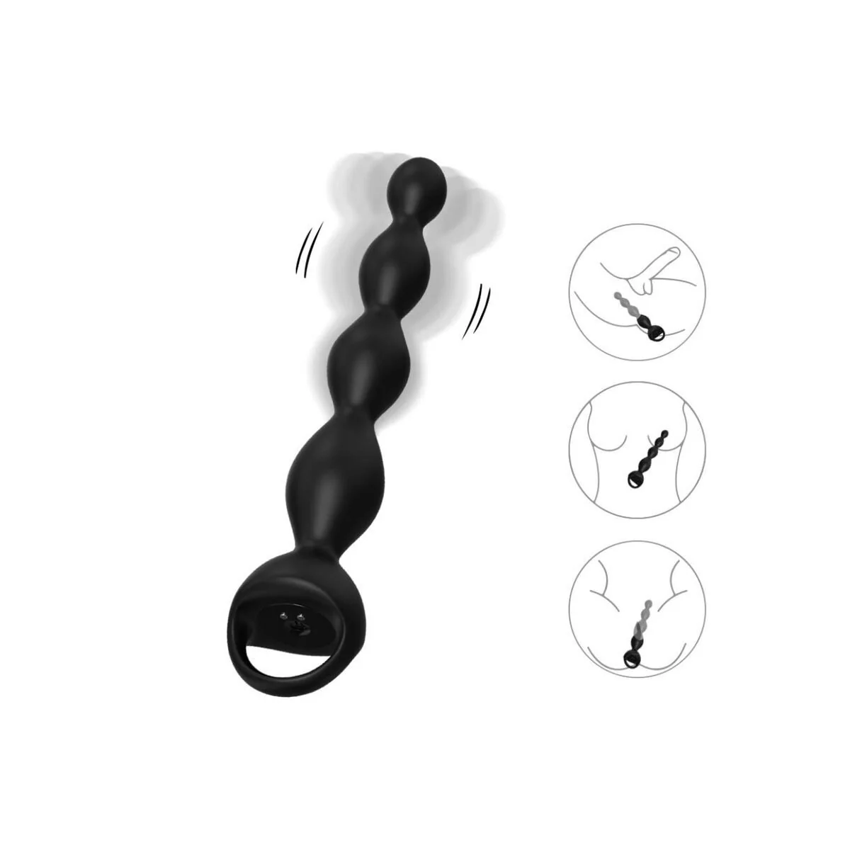 Vibrator Finger Anal Plug Schwarz von Armony Anal kaufen | Fesselliebe