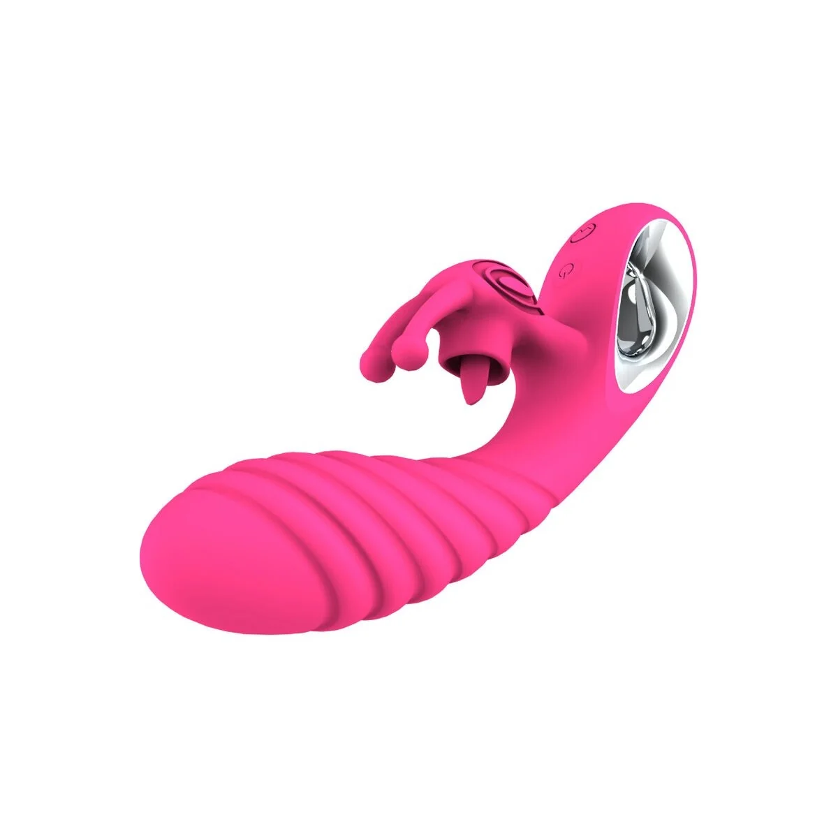 Vicky Rabbit Vibrator mit Fuchsia-Zugringzunge von Armony Vibrators kaufen | Fesselliebe