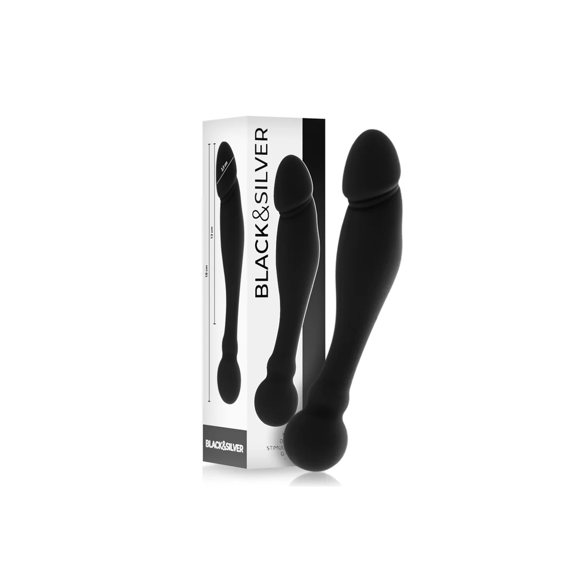 Karl G-Punkt-Stimulierender Dildo 18 cm von Black&Silver kaufen | Fesselliebe