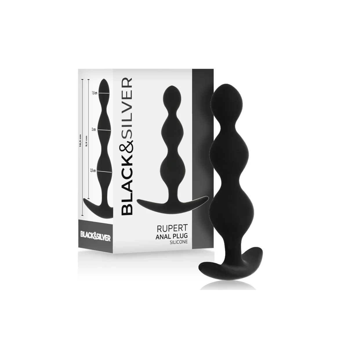 Rupert Analkugelkette 10 cm von Black&Silver kaufen | Fesselliebe