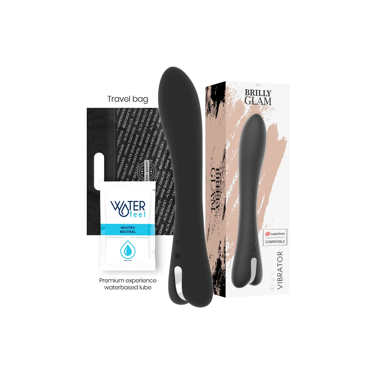 Ryan Vibrator Watchme Kompatibel mit Drahtloser Technologie von Brilly Glam | Fesselliebe.de