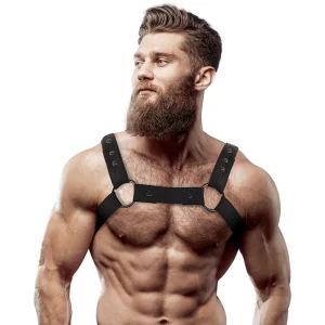 Verstellbarer Neopren-Brust-Sport-Harness für Männer von Fetish Submissive Attitude kaufen | Fesselliebe