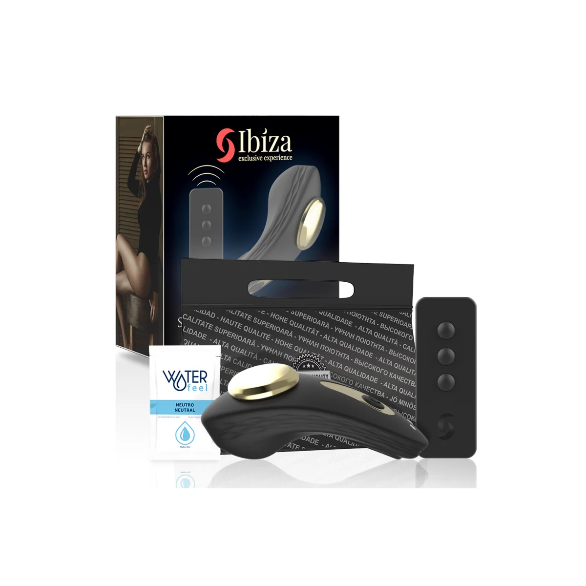 Silikon-Höschenvibrator mit Fernbedienung von Ibiza kaufen | Fesselliebe