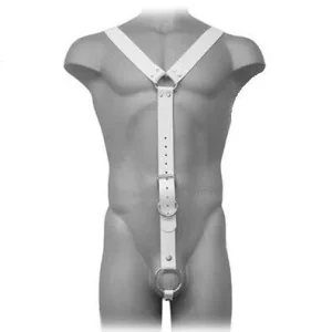 Harness Herren Weiss von Leather Body kaufen | Fesselliebe