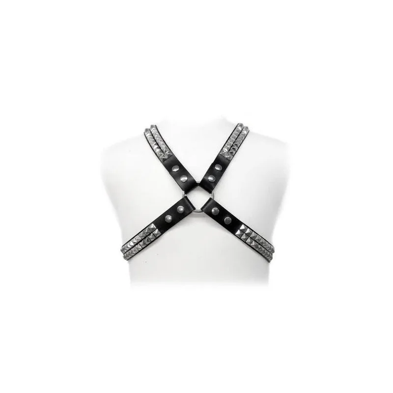 Pyramid-Stift-Harness von Leather Body kaufen | Fesselliebe