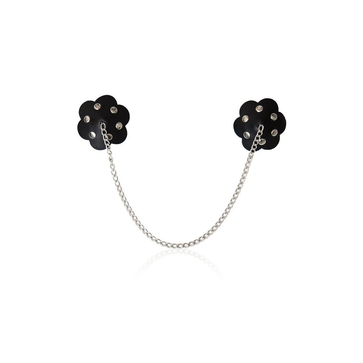 Blütenblatt-Nippelschild mit Kette von Ohmama Fetish kaufen | Fesselliebe