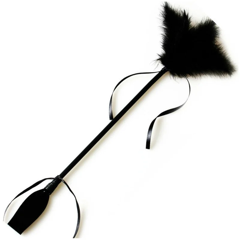 Whip & Tickle Schwarz von Secretplay 100% Fetish kaufen | Fesselliebe