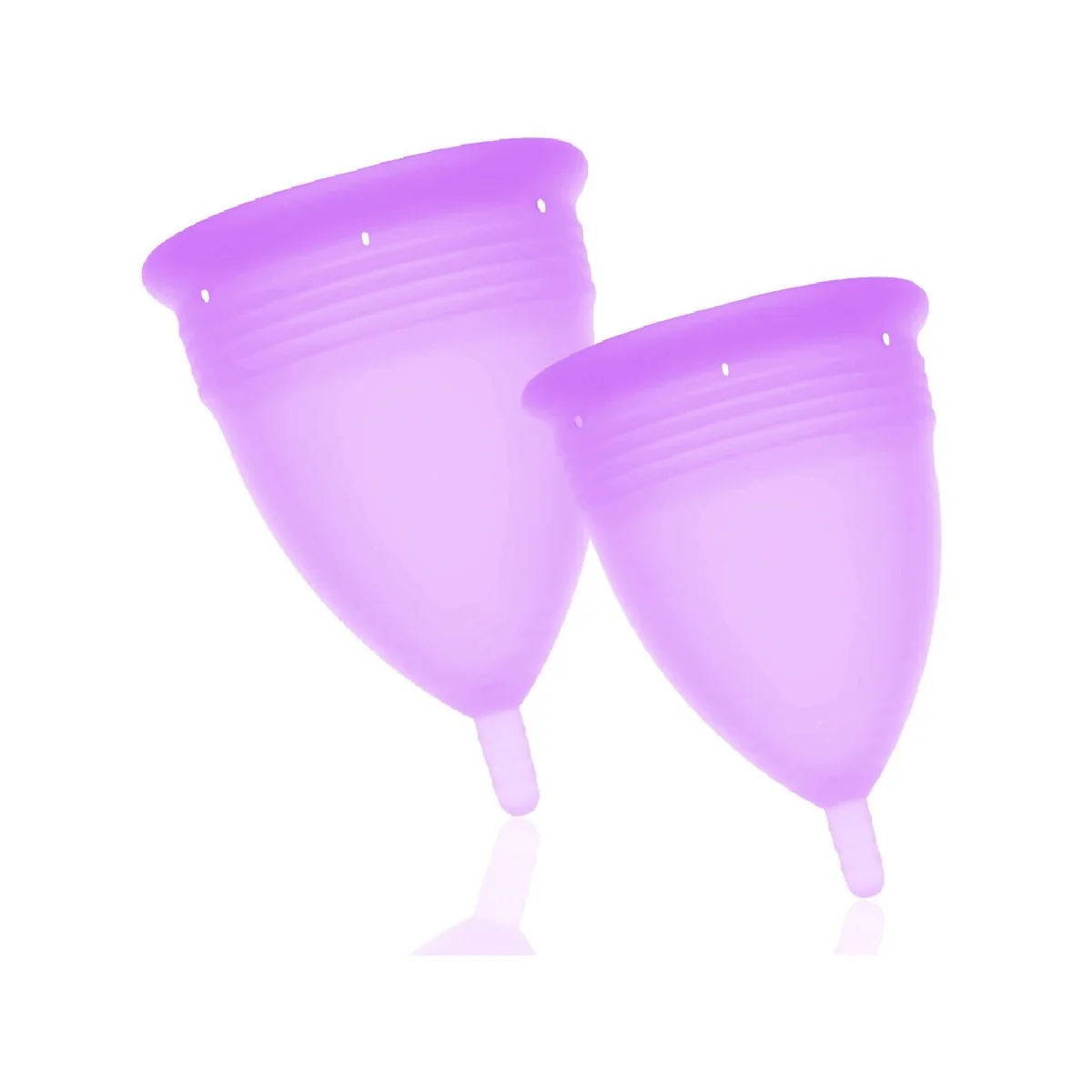 Fda Silikon-Menstrualcup Packungsgrösse S + L Lila von Stercup kaufen | Fesselliebe