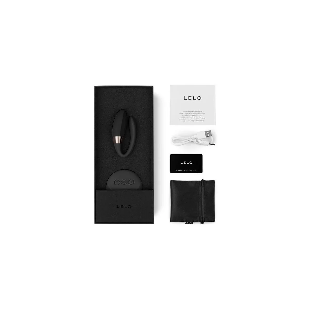 Lyla 2 Insignia Design Edition Schwarzes Massager-Ei von Lelo kaufen | Fesselliebe