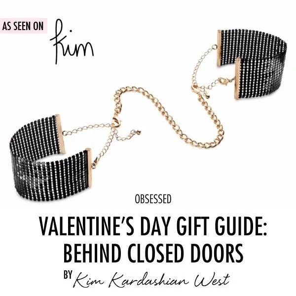 Désir Métallique Handschellen aus Schwarzem Metallgewebe von Bijoux Desire Metallique kaufen | Fesselliebe