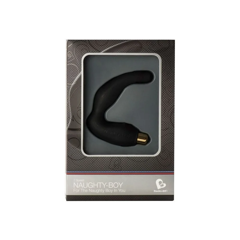 Naughty-Boy Mnnliches G-Spot-Massager 7 V Schwarz von Rocks-Off kaufen | Fesselliebe 2