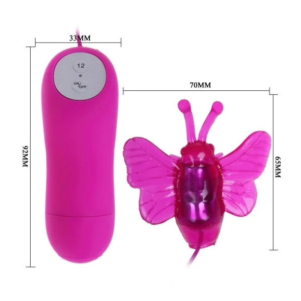 Cute Secret Butterfly Stimulator Vibrator 12v von Baile Stimulating kaufen | Fesselliebe