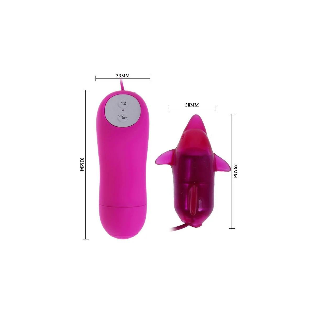 Niedlicher Secret Dolfin Vibrator 12v von Baile Stimulating kaufen | Fesselliebe