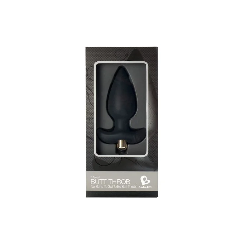 Butt Throb P-Punkt-Stimulator 7 Geschwindigkeiten Schwarz von Rocks-Off kaufen | Fesselliebe 2