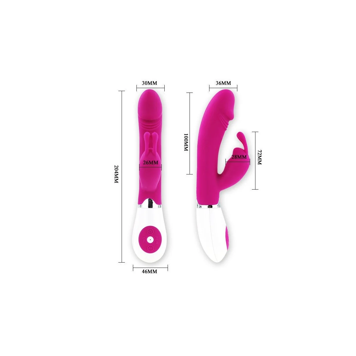 Ation Vibrator mit Kaninchen-Gen von Pretty Love Flirtation kaufen | Fesselliebe